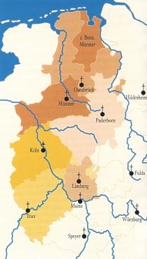 Erzbistum und die Kirchenprovinz Köln nach 1821