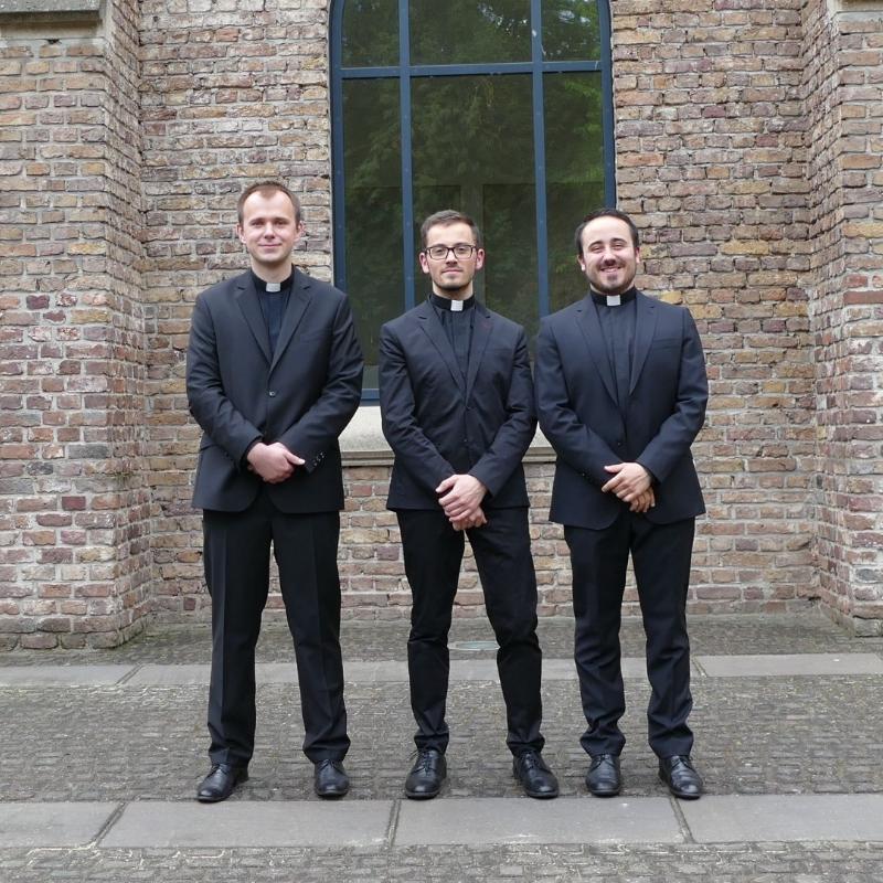 Die drei admissierten Seminaristen