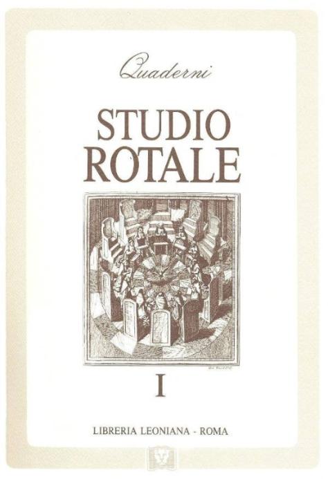 Titelblatt der Zeitschrift des Studio Rotale