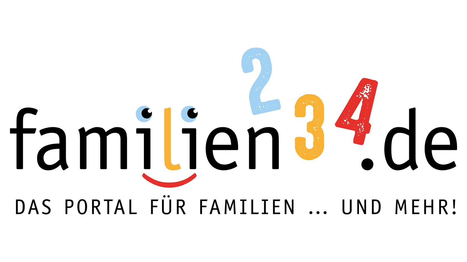 Logo familien234.de – Das Portal für Familien ... und mehr.