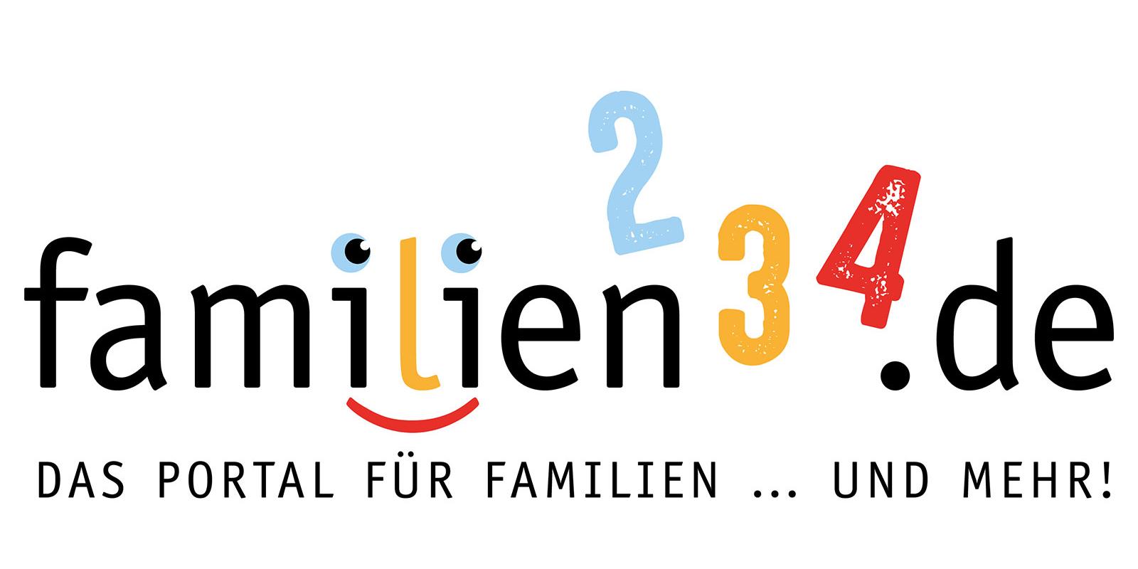 Logo familien234.de – Das Portal für Familien ... und mehr.