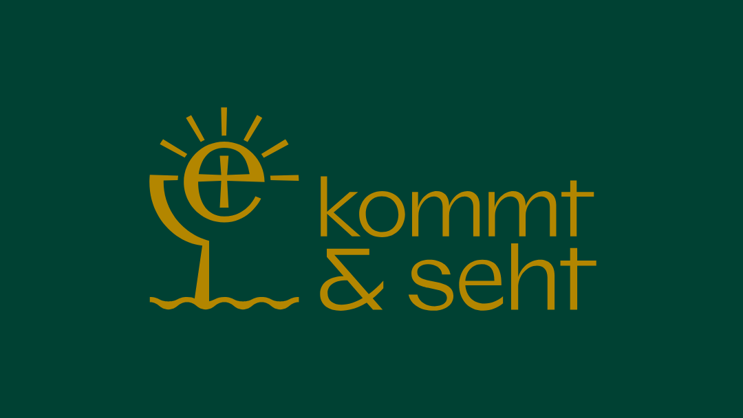 Logo des Glaubensfestivals 'kommt & seht'