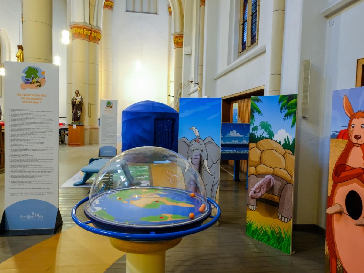 Mitspielausstellung Erlebnis Schöpfung, neu in St. Joseph Köln-Nippes
Nutzung nur auf familien234.de