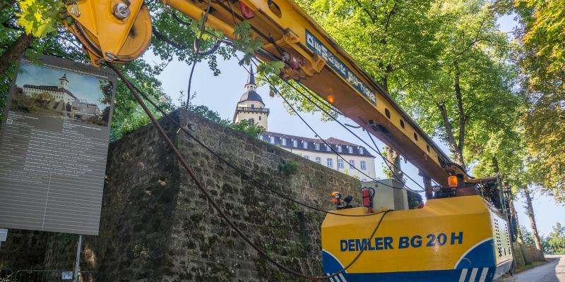 Großdrehbohrgerät am Michaelsberg Siegburg 1