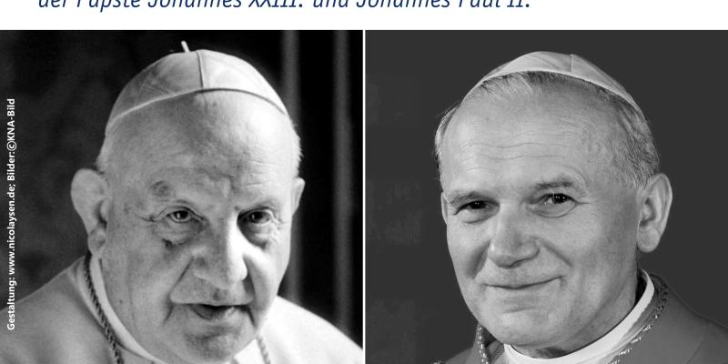 Pontifikalamt zur Heiligsprechung, Plakat