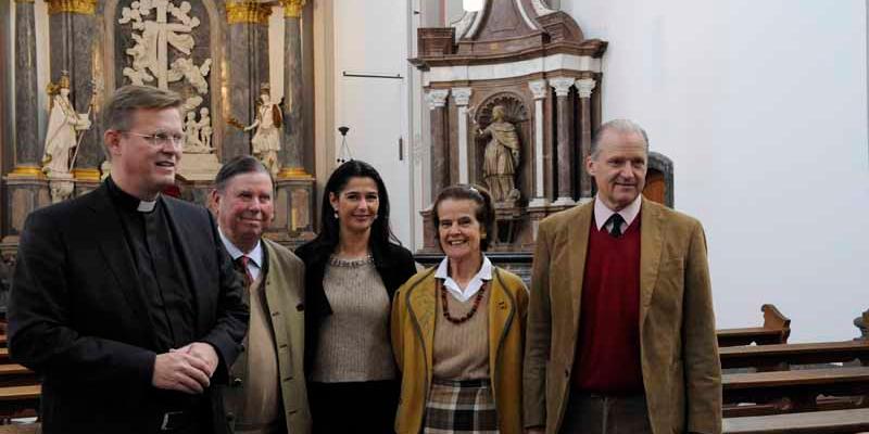 Generalvikar Dr. Dominik Meiering, Eberhard von Groote, Alexandra von Wengersky, Adelheid von Groote