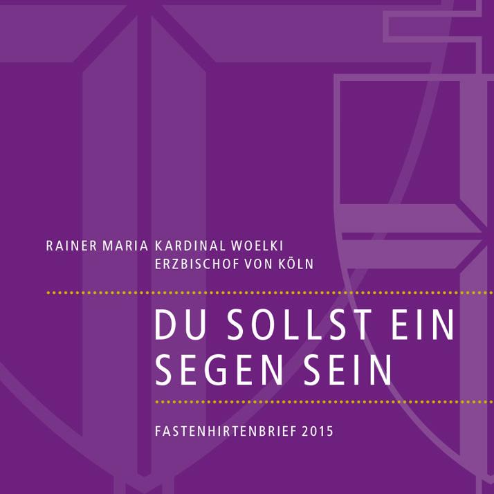 Fastenhirtenbrief 2015 (Cover)