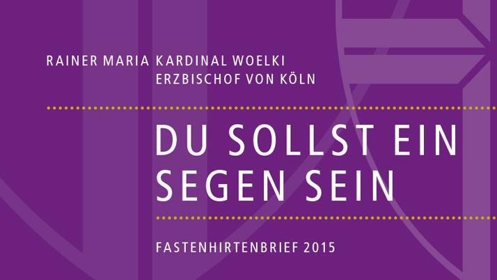 Fastenhirtenbrief 2015 (Cover)