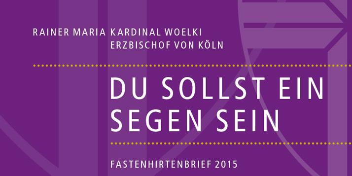 Fastenhirtenbrief 2015 (Cover)