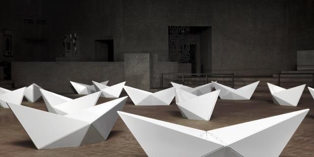 Boote in St. Gertrud, Köln