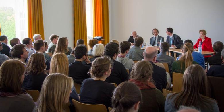 Podiumsdisussion an der Universiät Bonn