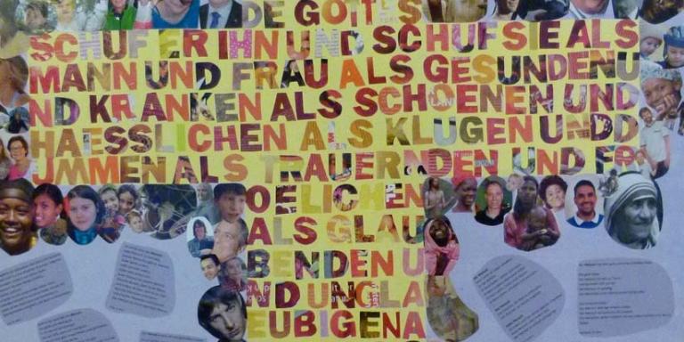 Leinwand-Collage - 2. Platz 11-14 Jahre - Gertrud-Bäumer-Realschule (Bonn)