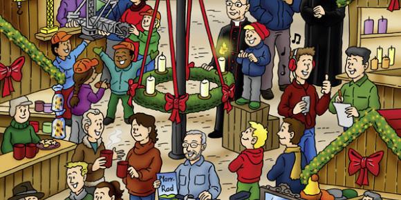 Cover der Zeitschrift AdventsZeit 2016