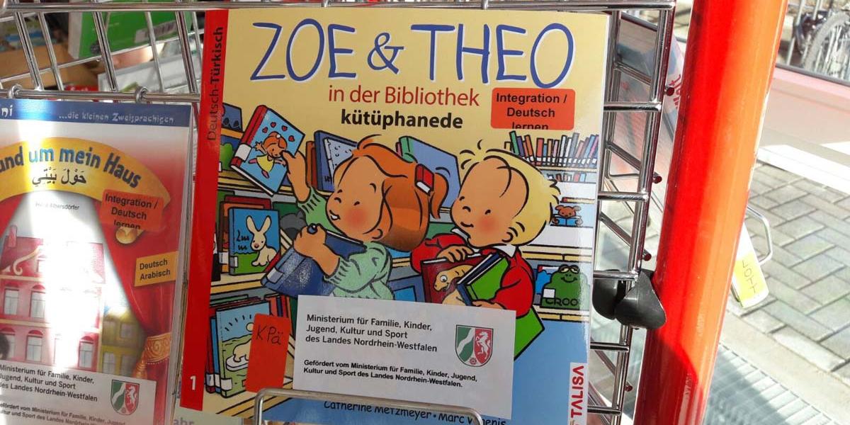 Das Land NRW unterstützt die Medienbeschaffung der KÖBs zur Integrationsarbeit.