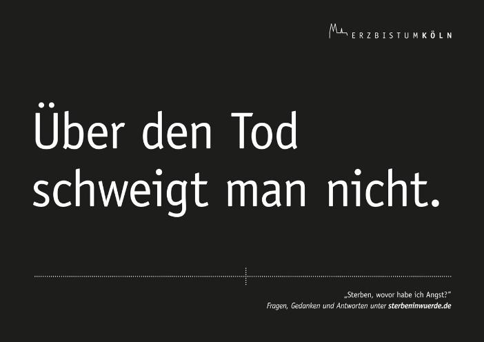 Sterben in Würde Engagement für zentrales Lebensthema