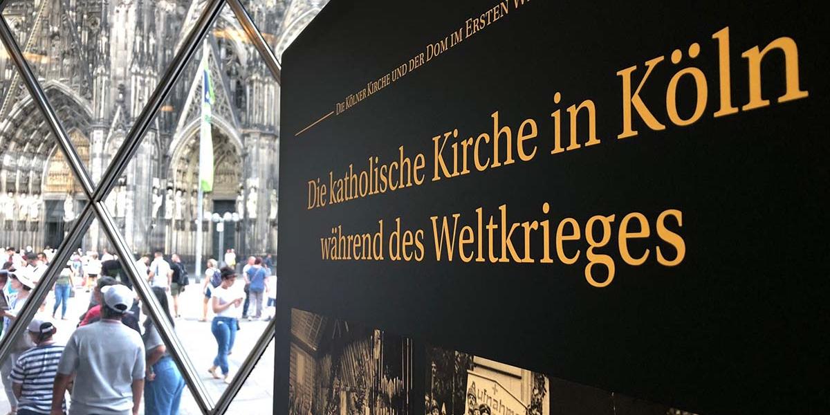 Sommer-Ausstellung im Domforum '1918 - Kriegsende in Köln: Die Stadt und der Dom.'