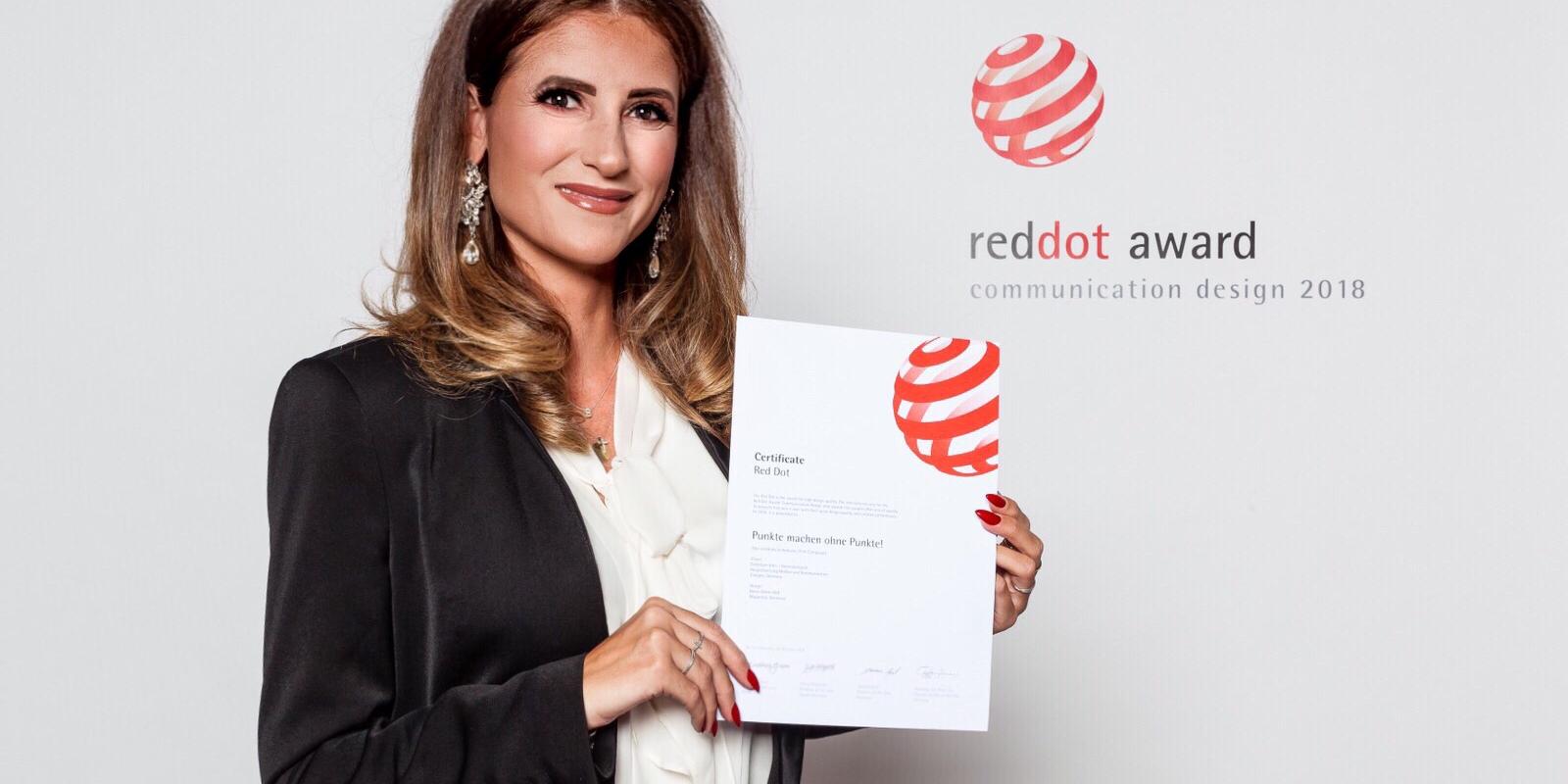 Tanja Roa aus der Hauptabteilung Medien und Kommunikation hat die Auszeichnung stellvertretend für das Projektteam entgegengenommen.