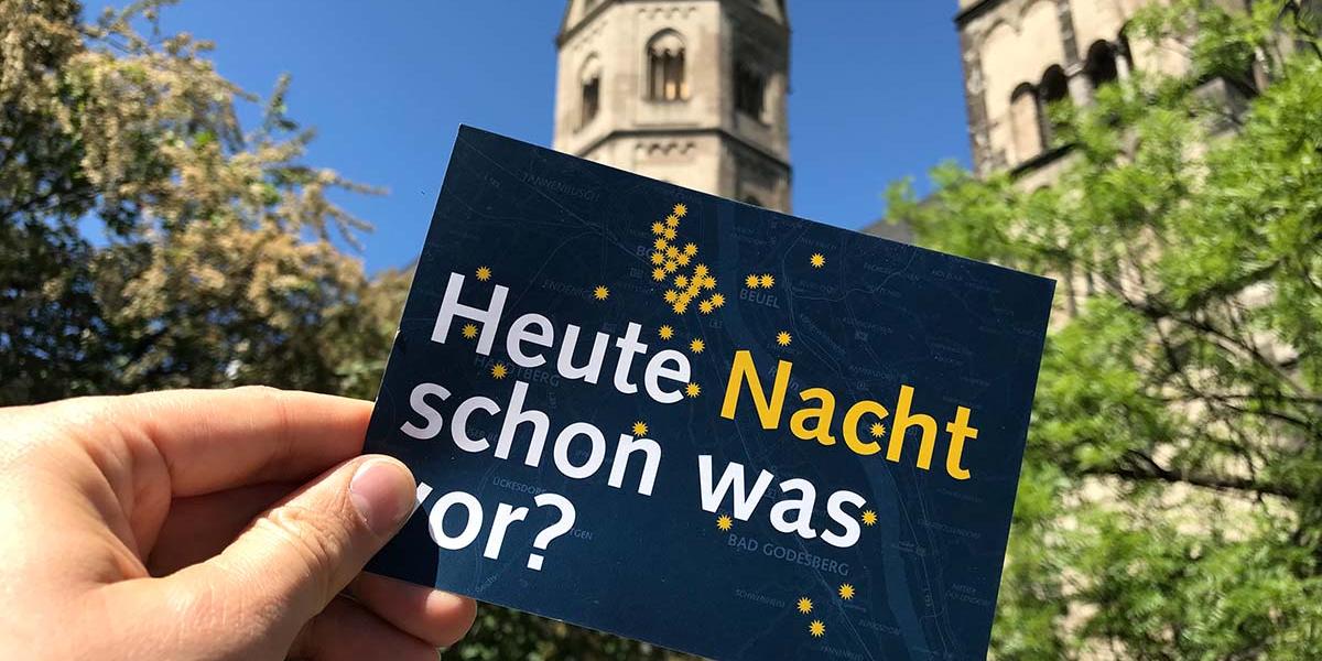 Flyer zur siebten Bonner Kirchennacht