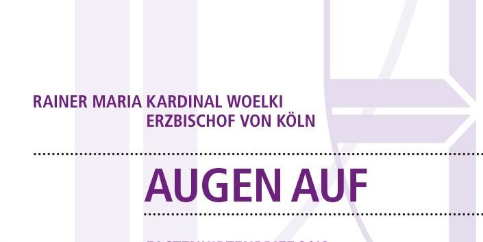 Fastenhirtenbrief von Kardinal Woelki 2018