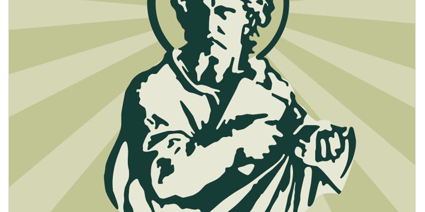 Plakat: St. Judas Thaddäus – Helfer in aussichtslosen Anliegen