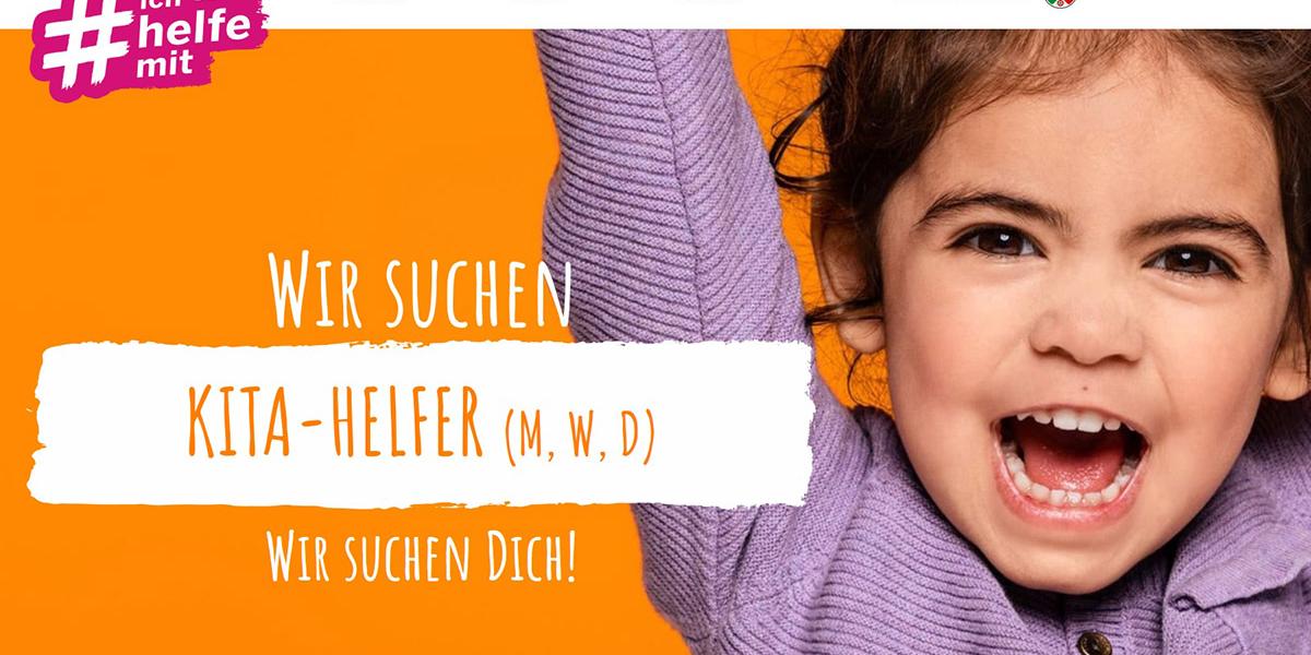 Kita-Helferinnen und -Helfer in NRW gesucht