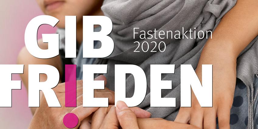 MISEREOR Fastenaktion 2020 unter dem Motto 'Gib Frieden!'