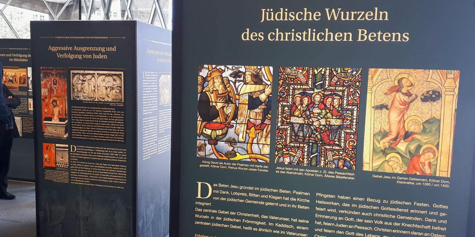 Ausstellung im Domforumvom 5.7.-15.8.2021: Der Kölner Dom und ›die Juden‹. Zur christlichen Sicht auf das Judentum