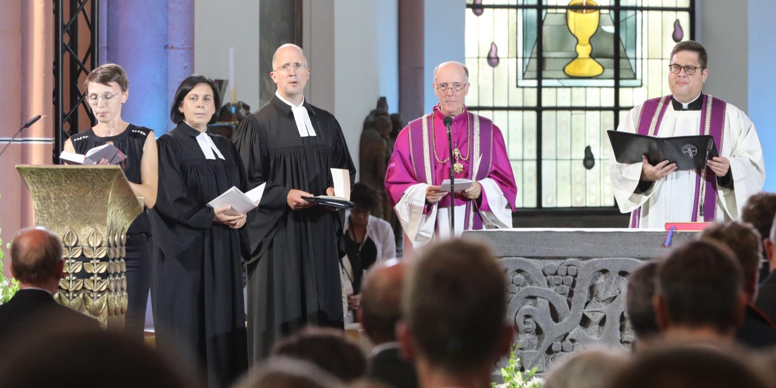 Während des Gedenkgottesdienstes in Euskirchen