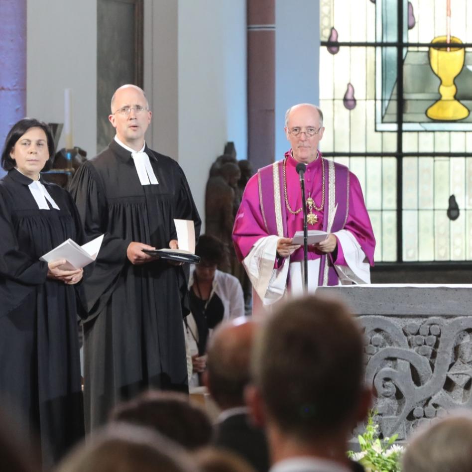 Während des Gedenkgottesdienstes in Euskirchen