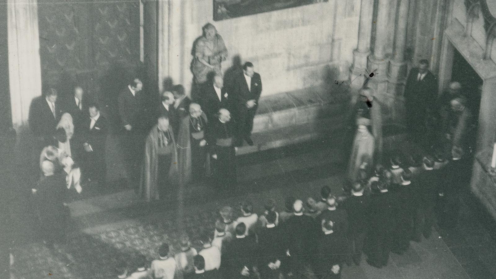 Besuch von Queen Elizabeth II. im Kölner Dom am 25. Mai 1965