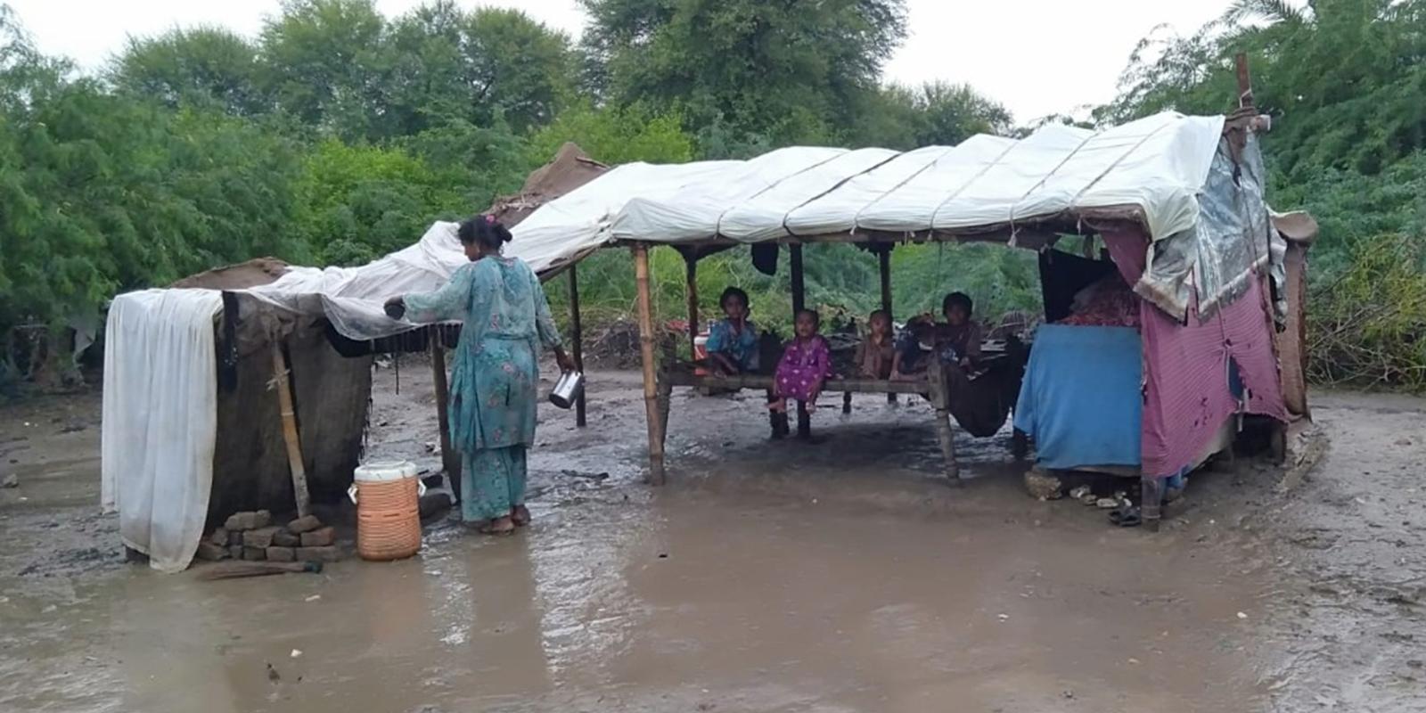 Verheerende Flutkatastrophe in Pakistan löst humanitäre Krise aus