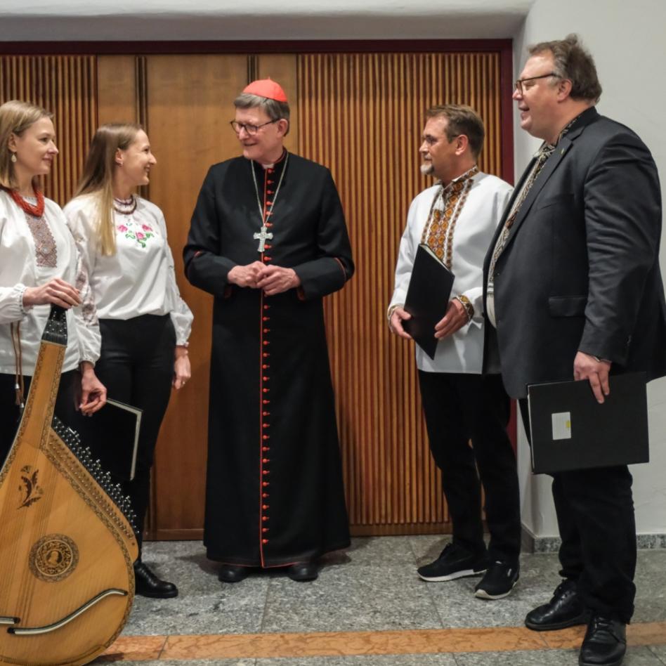 Weihnachtlicher Dankesgruß der ukrainisch griechisch-katholischen Gemeinde Köln am 19. Januar 2023 im Erzbischöflichen Haus.
