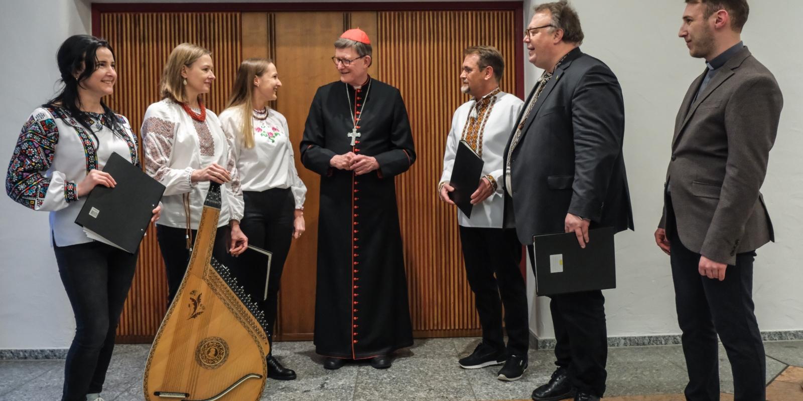 Weihnachtlicher Dankesgruß der ukrainisch griechisch-katholischen Gemeinde Köln am 19. Januar 2023 im Erzbischöflichen Haus.
