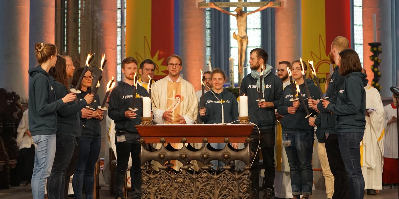 Aussendung des Altenberger Lichts 2023 Vigil und Aussendung des Altenberger Lichts