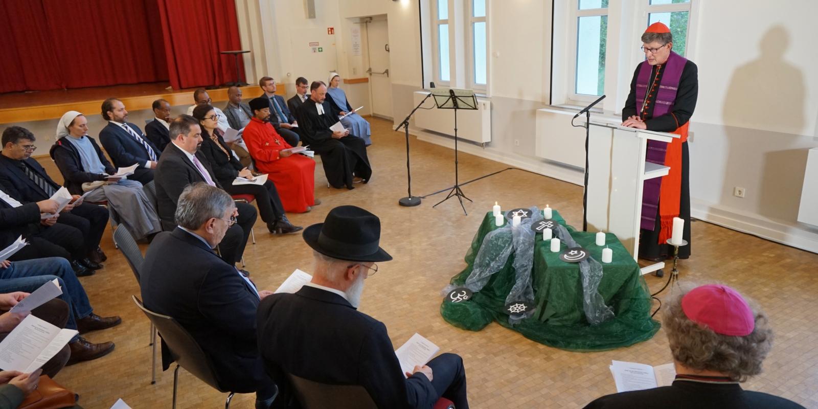 Multireligiöses Friedensgebet am 29.10.2023