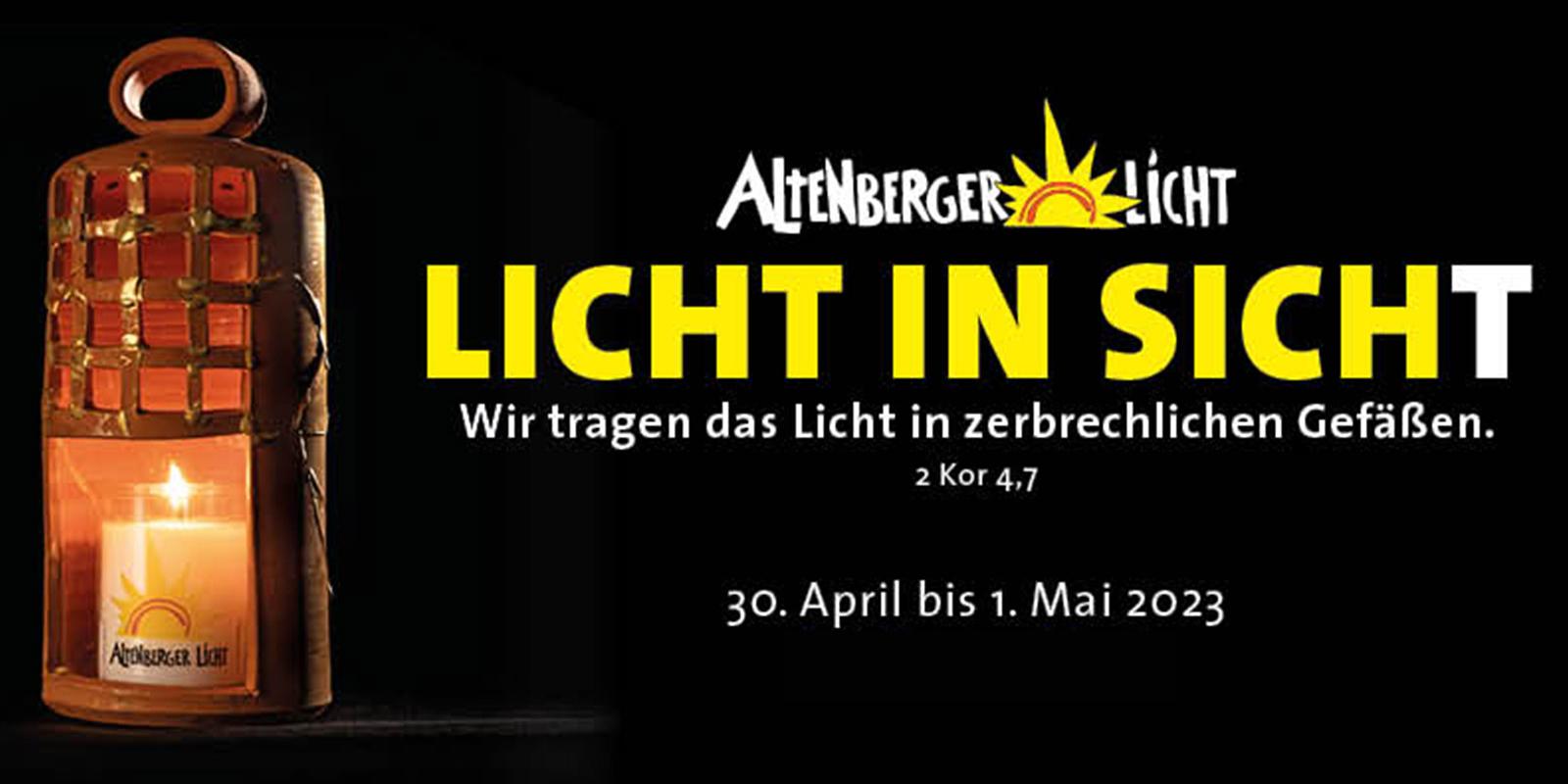 Licht in Sicht – Motto des Altenberger Lichts 2023