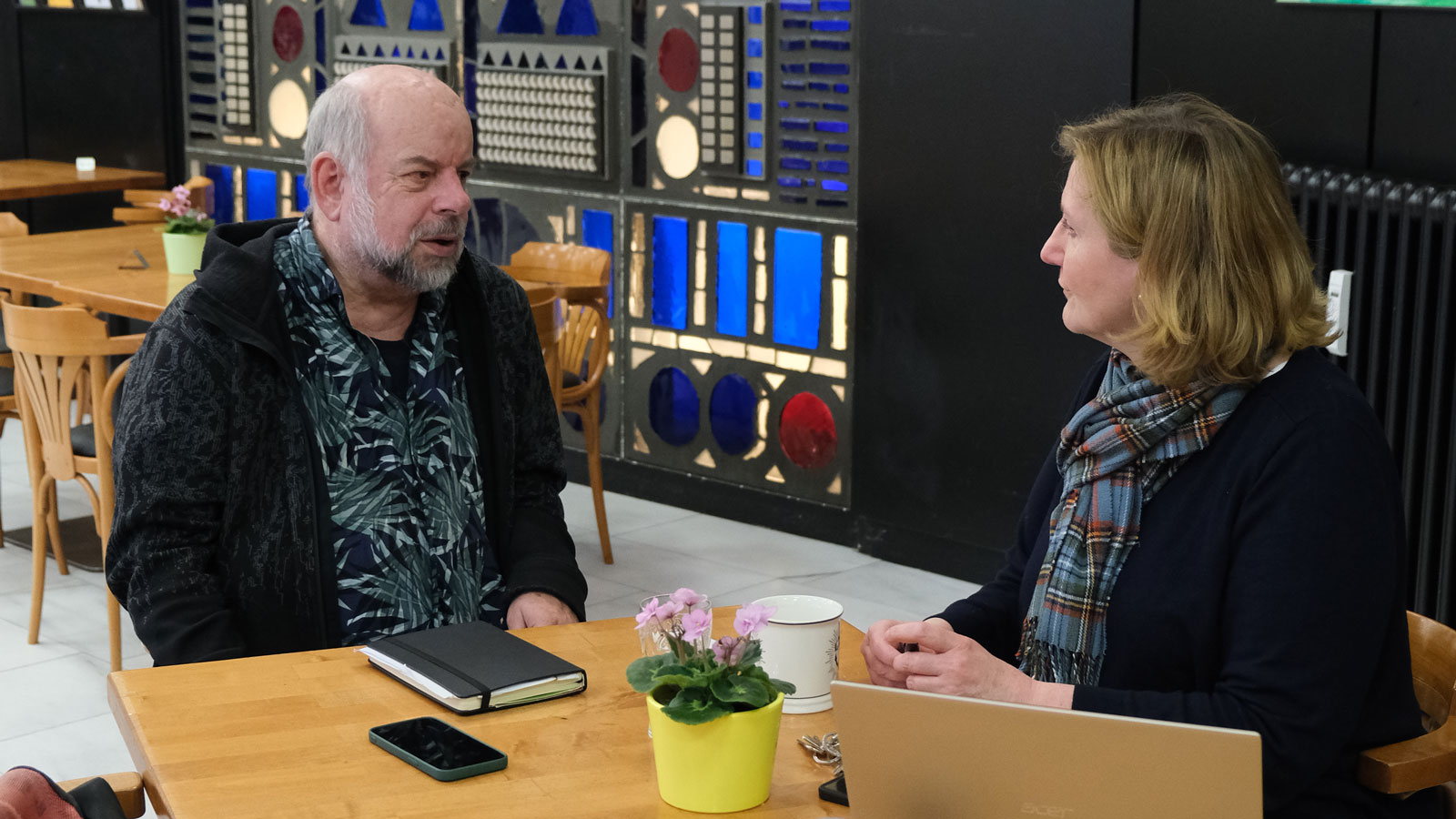 Thomas Münch und Sabine Rupp vom Vringstreff Köln.