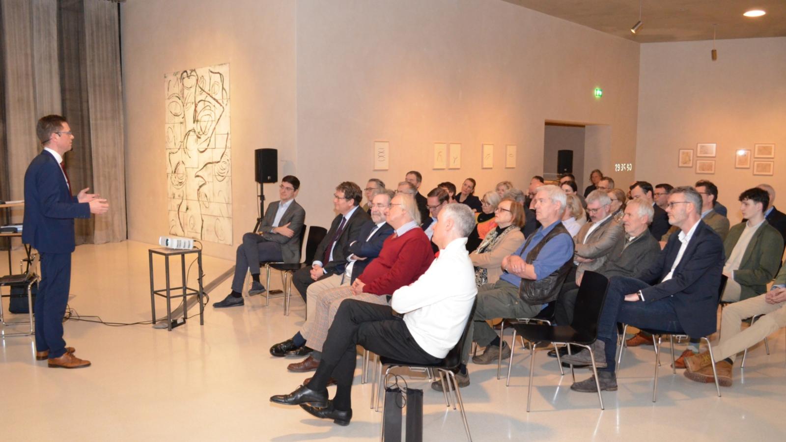 Vortrag von Ökonom Gordon Sobbeck vor dem Bund Katholischer Unternehmer im Museum Kolumba am 6. März 2024