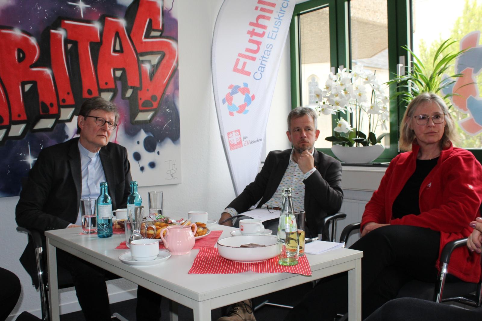 v.l.: Rainer Maria Kardinal Woelki, Martin Jost, Maria Surges-Brilon