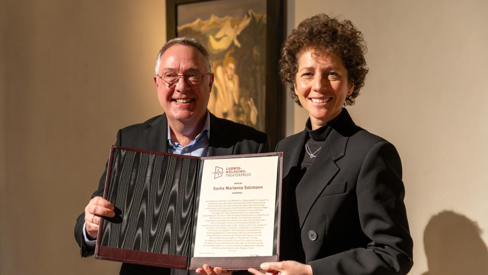 Preisverleihung Ludwig-Mülheims-Theaterpreis 2024 an Sasha Marianna Salzmann Montag, 18. November 2024 im Kolumba-Kunstmuseum