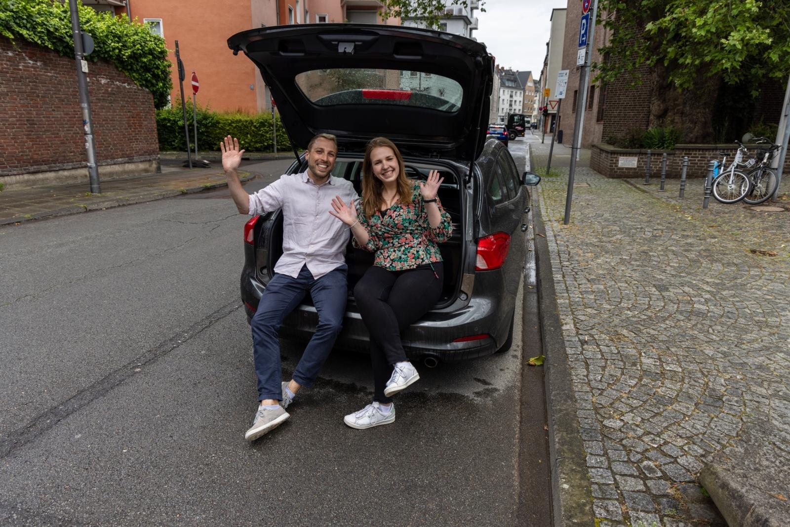 Das Auto ist gepackt und die Fahrt nach Erfurt kann losgehen. Letzte Vorbereitungen vor der Abfahrt zum 103. Katholikentag in Erfurt. Dagmara Kowalkoswki und Markus Lehr berichten für den Newsdesk vom Katholikentag.