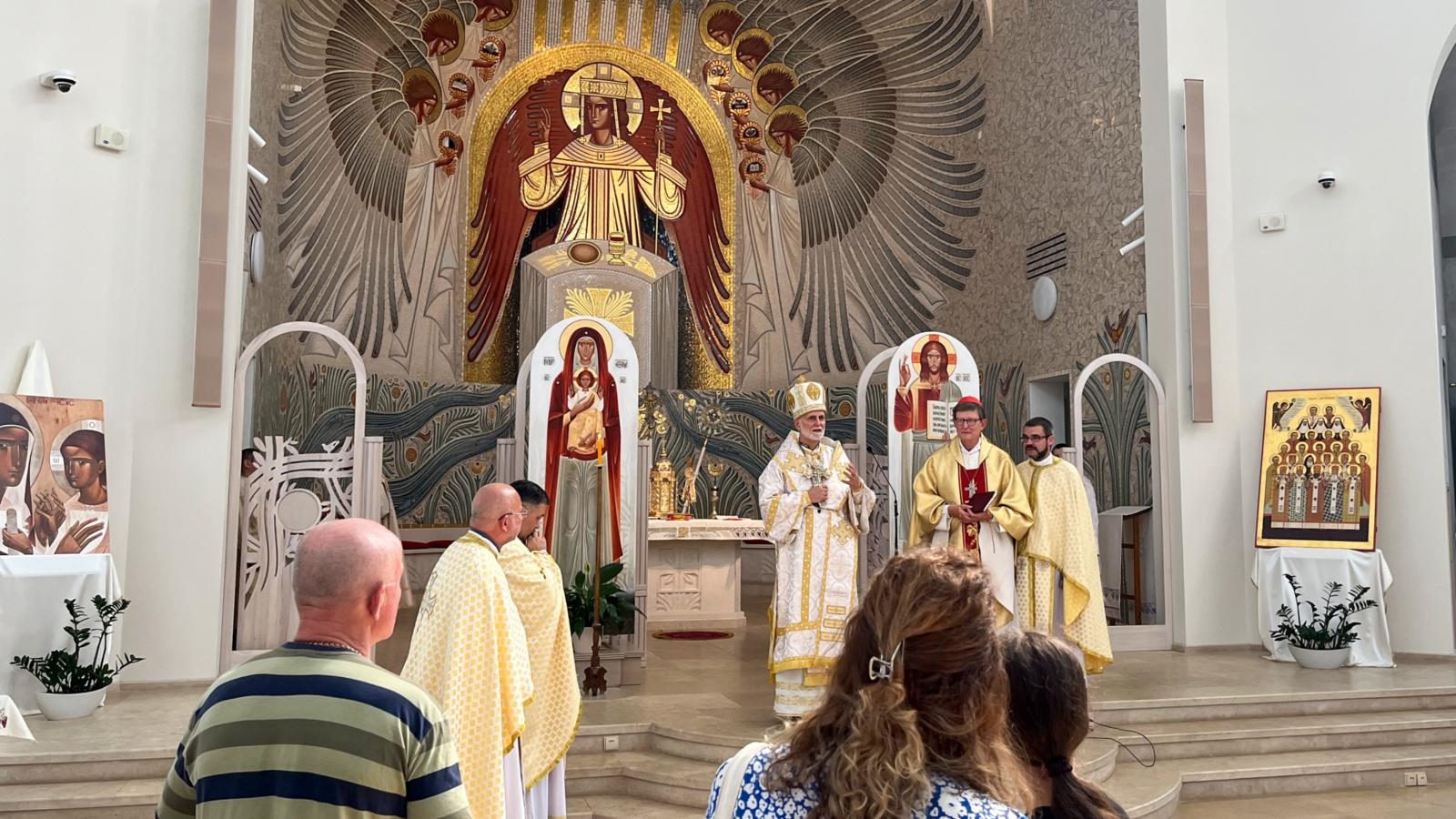 Sonntagsgottesdienst in der Universitätskirche gemeinsam zelebriert von Uni-Präsident und Erzbischof Erzbischof Borys Gudyak  und Kardinal Woelki. (18.08.2024)