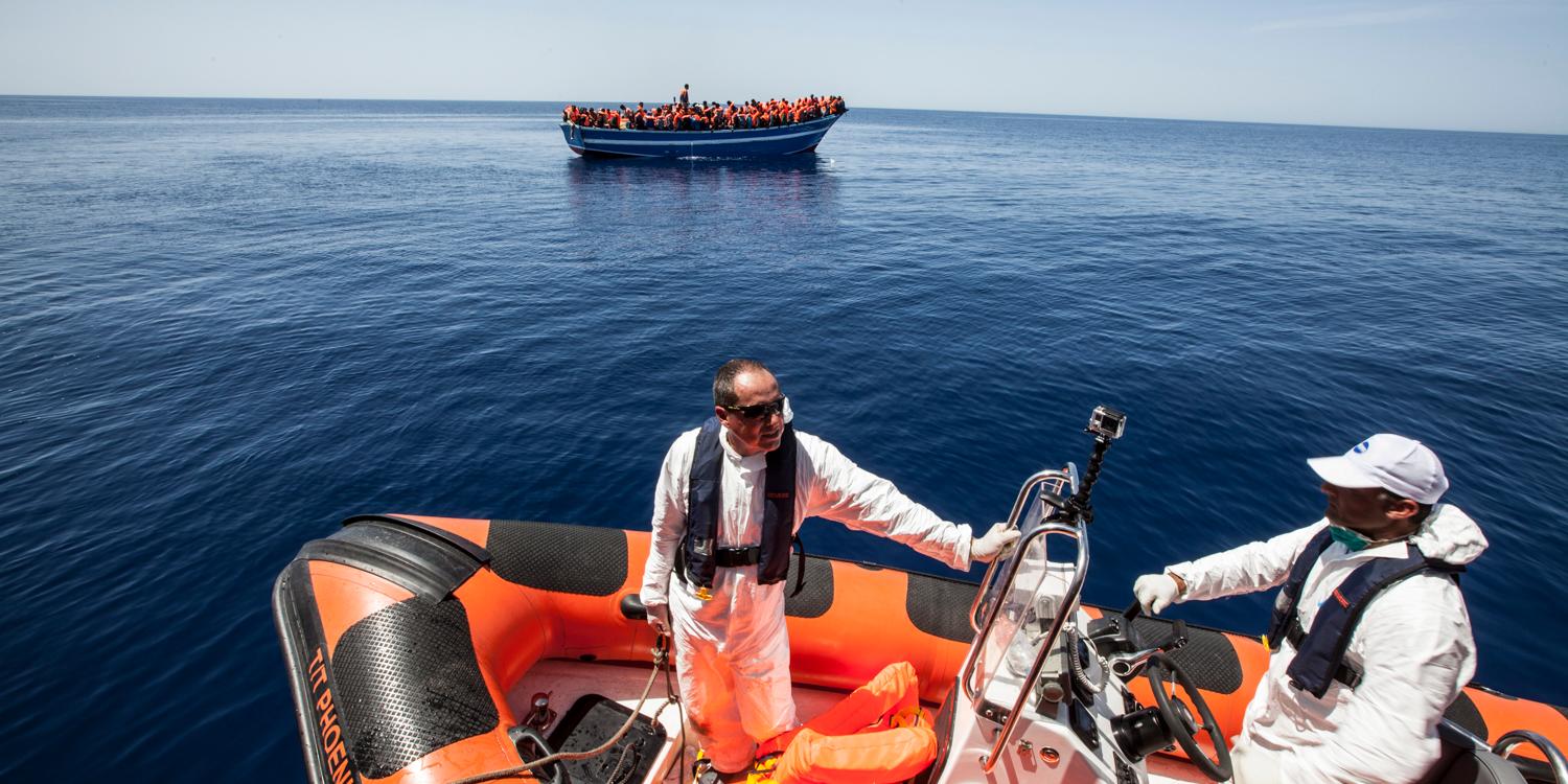 MOAS Flüchtlingsrettung im Mittelmeer (Archivbild) Foto: 20.7.2015
Spendenaktion zugunsten Flüchtlingshilfe