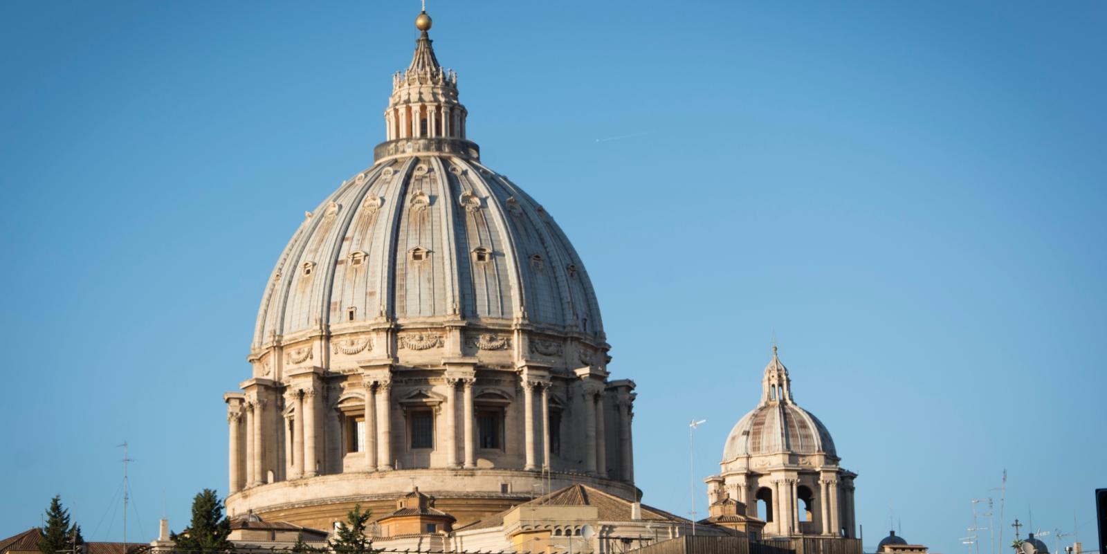 10.- 15. Oktober 2016  Pilgerfahrt nach Rom, Kuppel des Petersdomes Ex-Bild-DB-ID: 21772
