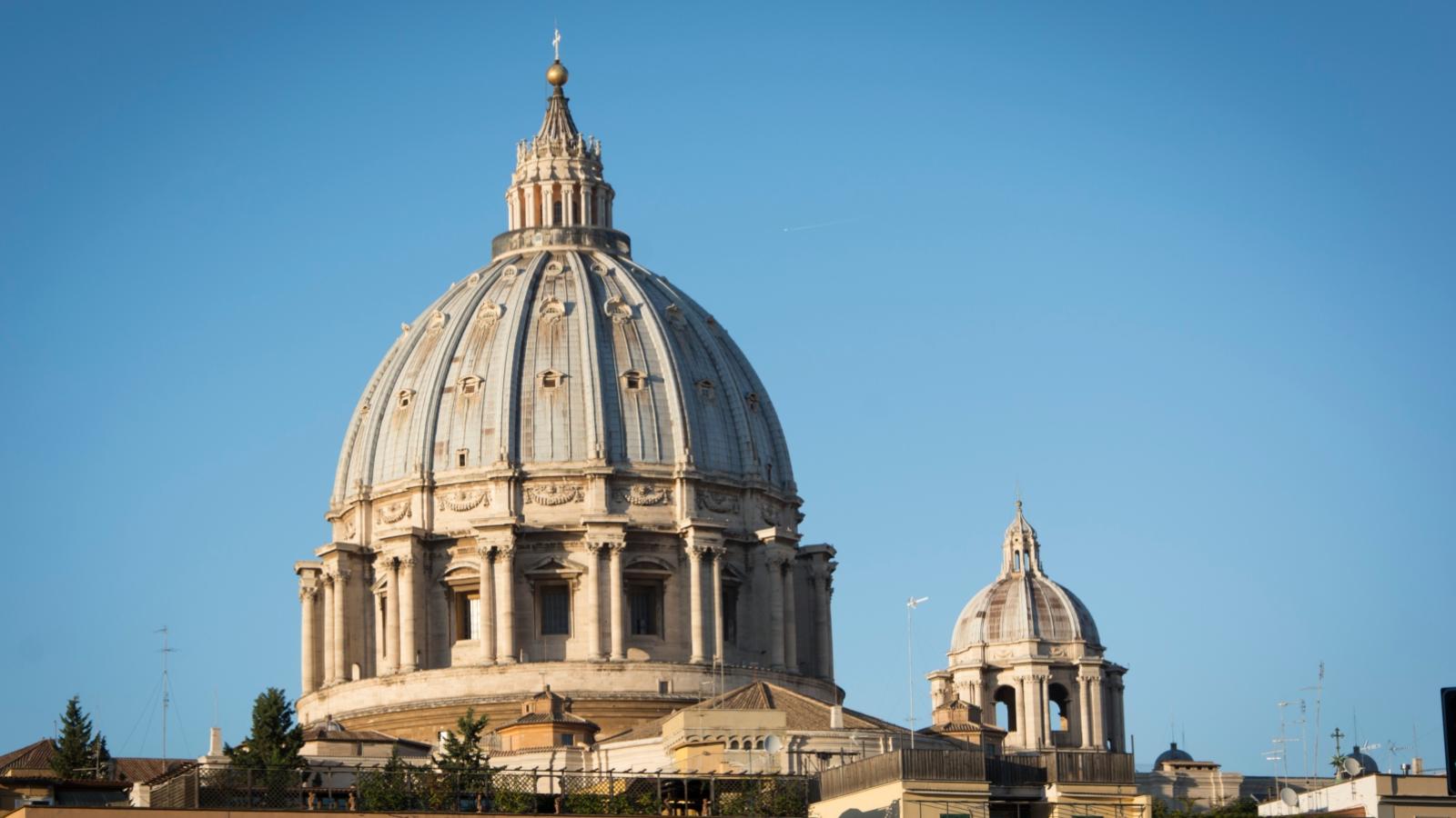 10.- 15. Oktober 2016  Pilgerfahrt nach Rom, Kuppel des Petersdomes Ex-Bild-DB-ID: 21772