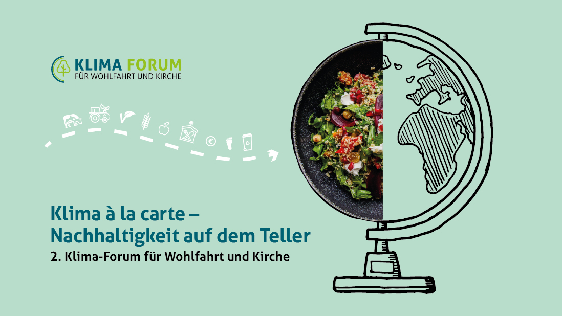 Logo des 2. Klima-Forums für Wohlfahrt und Kirche