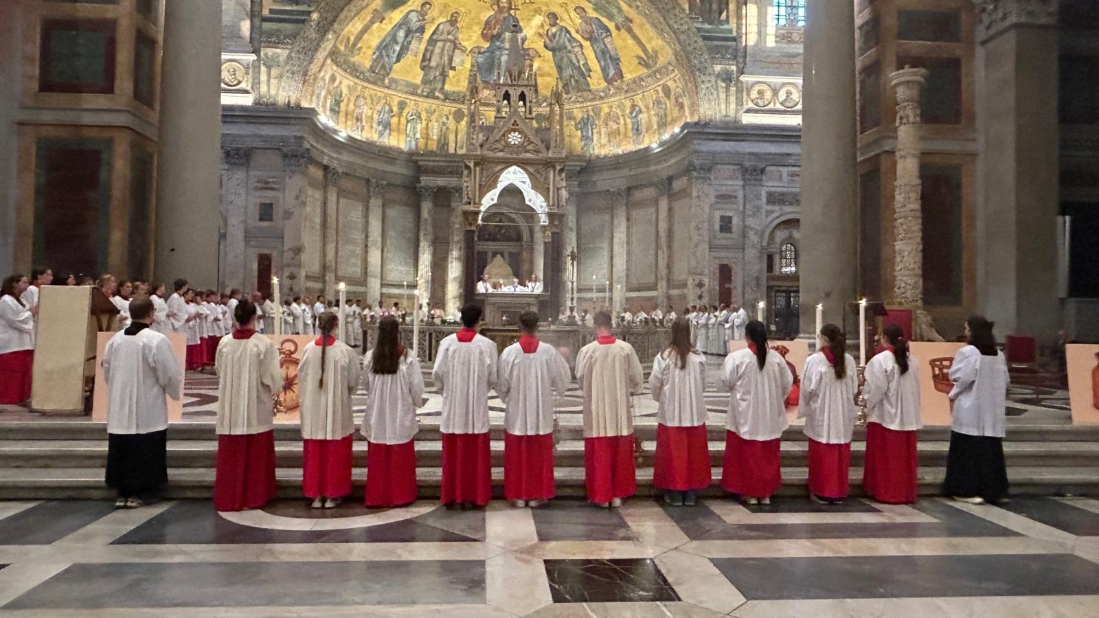 Foto vom Abschlussgottesdienst in Rom