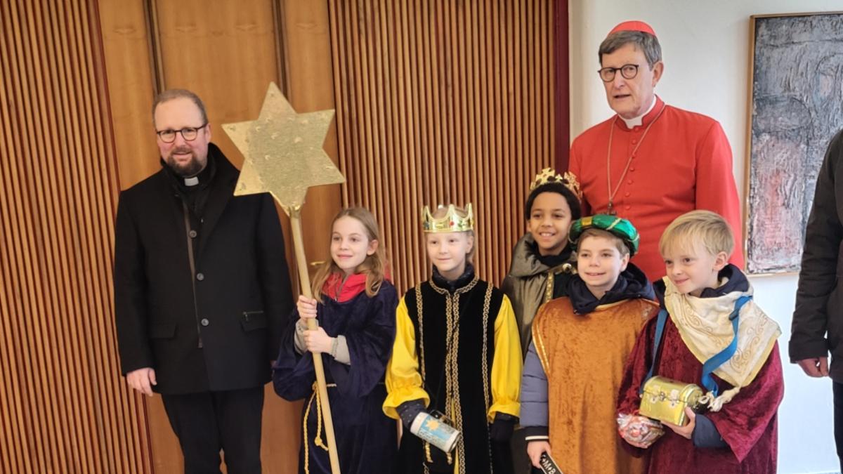 Sternsinger im Erzbischöflichen Haus