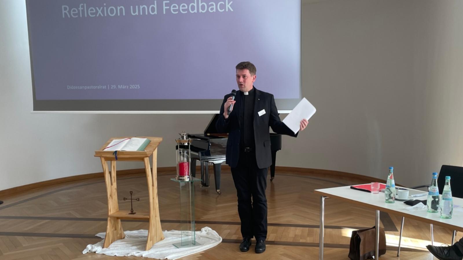 Synodales Arbeiten mit Pater Clemens Blattert, DPR März 2025