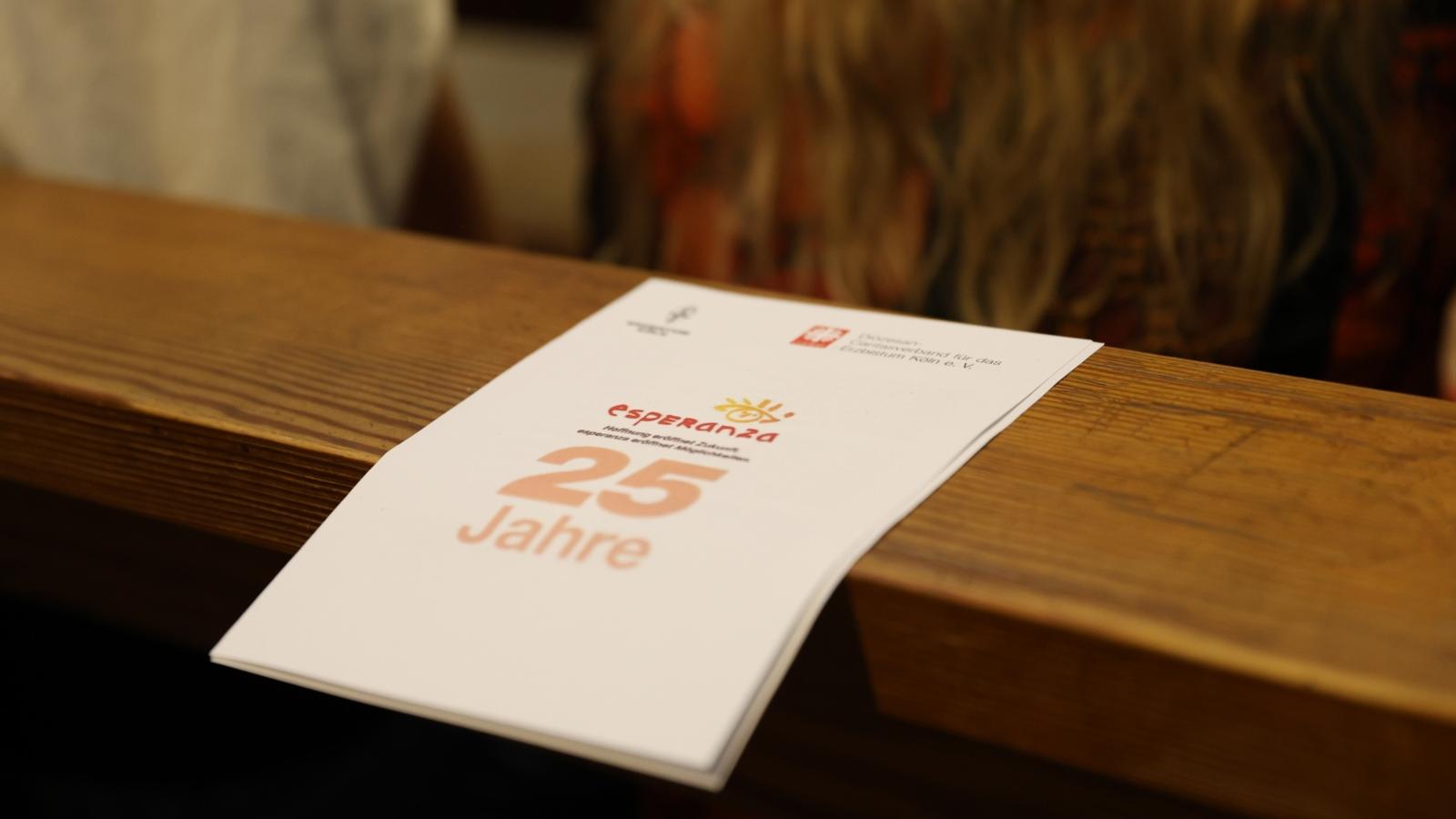 Esperanza feiert 25-jähriges Jubiläum mit Kardinal Woelki